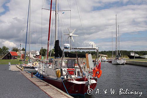 port Soru, wyspa Hiuma, Hiiumaa, Estonia Hiiumaa Island, Soru harbour, Estonia
