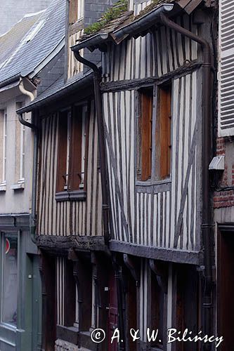 Honfleur, domy, Górna Normandia, Francja