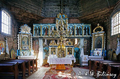 Hrebenne cerkiew z 1600 r. wnętrze