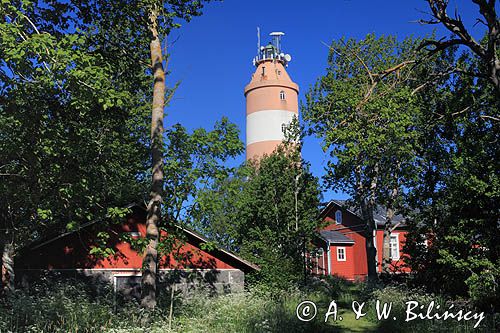 Latarnia morska na wyspie Isokari, Finlandia, Zatoka Botnicka