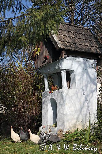 Jabłonka, kapliczka przydrożna powiat Brzozów, Pogórze Dynowskie