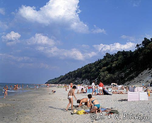 Jastrzębia Góra plaża