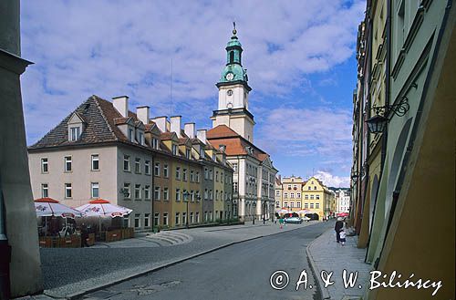 Jelenia Góra, Ratusz i kamieniczki