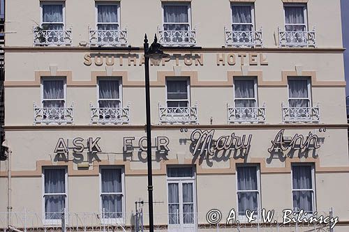Southampton Hotel w St. Helier, wyspa Jersey, Channel Islands, Wyspy Normandzkie