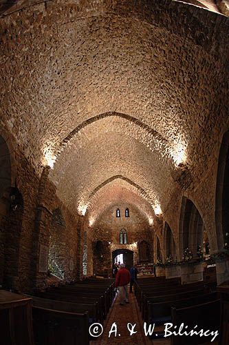 St. Brelade's Church i cmentarz, wyspa Jersey, Channel Islands, Anglia, Wyspy Normandzkie, Kanał La Manche