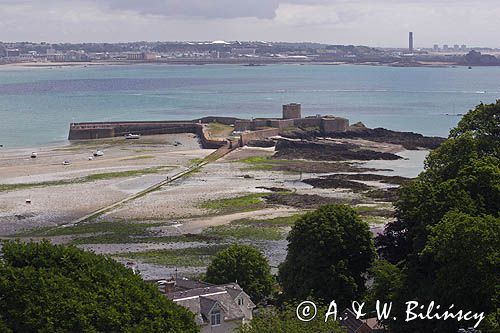 St. Aubin's Fort, wyspa Jersey, Channel Islands, Anglia, Wyspy Normandzkie, Kanał La Manche
