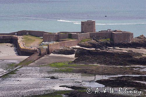 St. Aubin's Fort, wyspa Jersey, Channel Islands, Anglia, Wyspy Normandzkie, Kanał La Manche