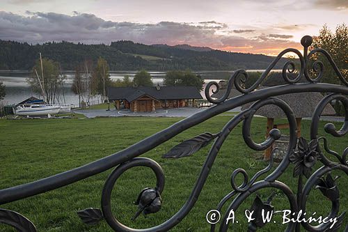 Zalew Czorsztyński, przystań i tawerna Jordanówka, Kluszkowce Stylchyn, Czorsztyn, Pieniny