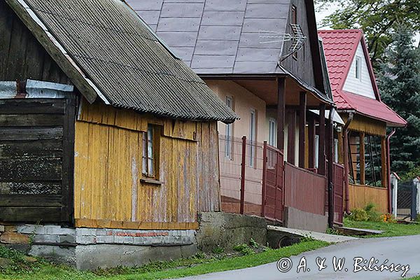 Kalwaria Pacławska, domy we wsi, Pogórze Przemyskie