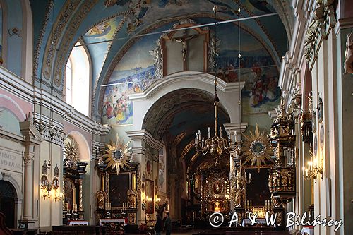 Kalwaria Zebrzydowska Sanktuarium wnetrze kościoła