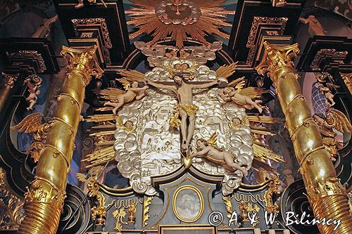Kalwaria Zebrzydowska Sanktuarium wnętrze kościoła