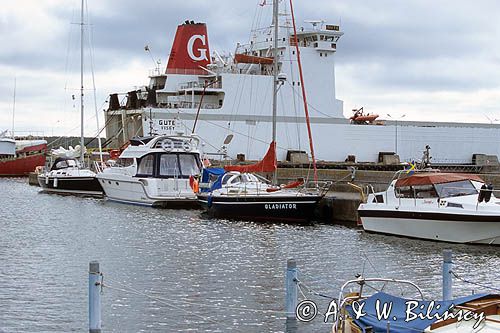 Port w Kappelshamn na Gotlandii