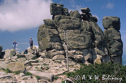 Karkonosze, skała Słonecznik