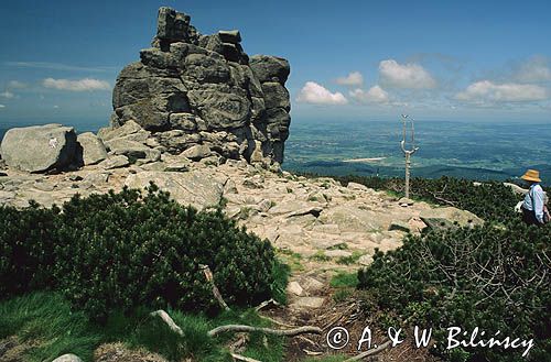 Karkonosze, skała Słonecznik