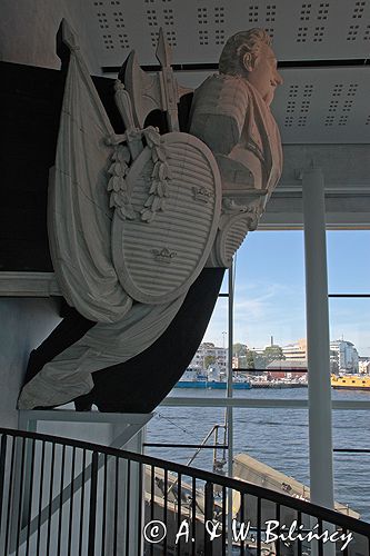 Karlskrona, galion /aflaston/ w Muzeum Morskim, Szwecja Stumholmen