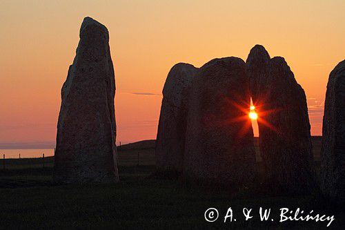 Ales Stenar, grobowiec Wikingów, szwedzkie Stonehenge, Kaseberga, Szwecja Południowa, Skania