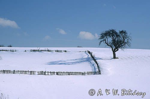 zima na Kaszubach