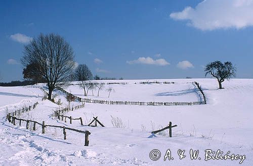 zima na Kaszubach