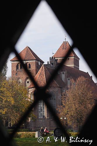 Kętrzyn, bazylika św. Jana, widok z zamku
