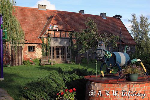 wieś Kintai, ośrodek kultury, Park Regionalny Delty Niemna, Litwa Kintai village, Nemunas Delta, Lithuania