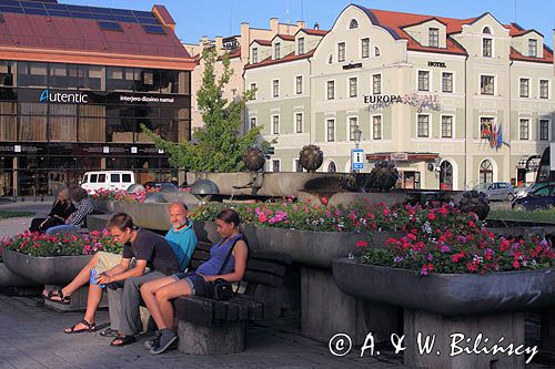skwer nad rzeką Dane, Kłajpeda, Litwa