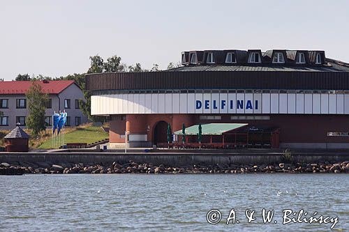 Delfinarium w Smiltyne na Mierzei Kurońskiej, Neringa, Litwa Delfinai, Dolphinarium, Smiltyne, Curonian Spit, Neringa, Lithuania