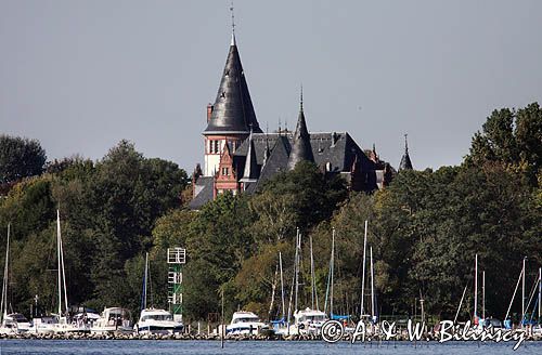 Zamek Klink, Klink Marina, jezioro Muritz, Pojezierze Meklemburskie, Meklemburgia-Pomorze Przednie, Niemcy