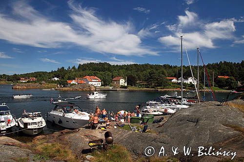 Klokkoya, Klokk&#248;ya, Południowa Norwegia, Skagerrak