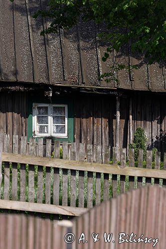 zabytkowe chaty, Klon, Mazury