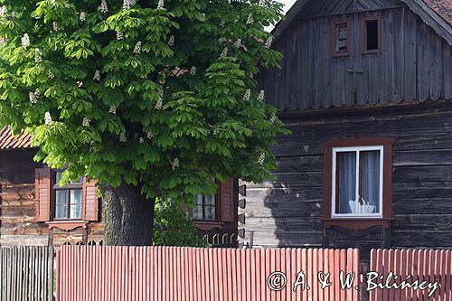 zabytkowe chaty, Klon, Mazury