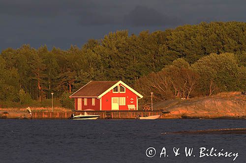 Widoczek z wyspy Borholmen, B&#248;rholmen, Południowa Norwegia, Skagerrak