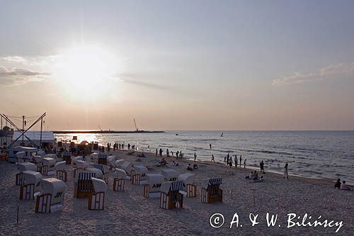 Kołobrzeg, na plaży