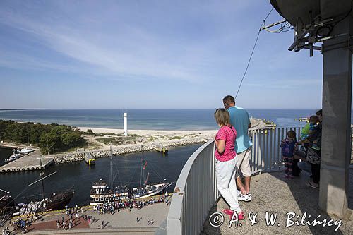 Port Kołobrzeg, widok z latarni morskiej