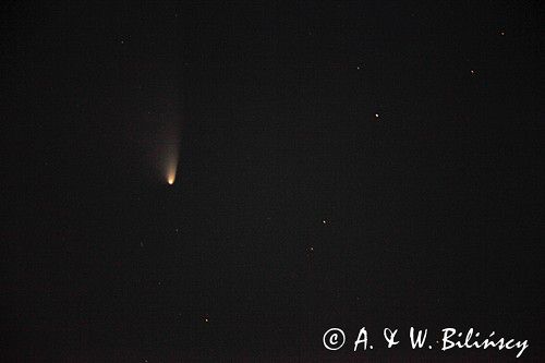 kometa PanStarrs C/2011 L4 Pan-STARRS, Bieszczady