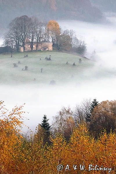 Krywe ruiny cerkwi, Park Krajobrazowy Doliny Sanu, Bieszczady
