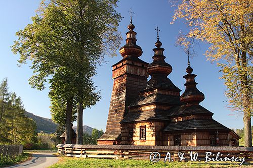 Kwiatoń zabytkowa cerkiew / Beskid Niski /