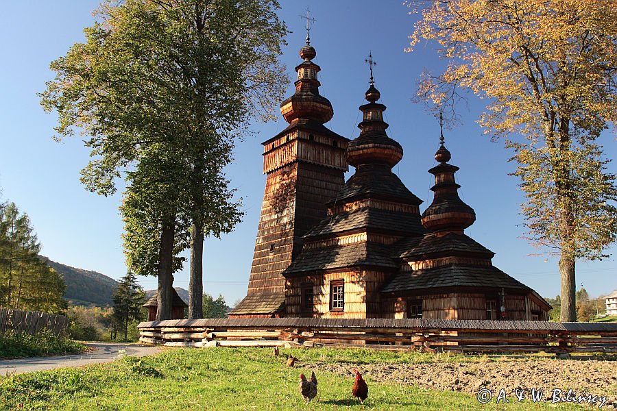 Kwiatoń zabytkowa cerkiew / Beskid Niski /