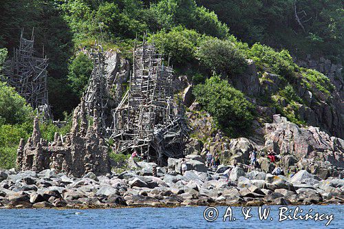 Nimis i Arx, Ladonia, półwysep Kullen, Szwecja, Skania, Sund