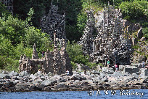 Ladonia w Szwecji. Ladonia in Sweden. Nimis and Arx - budowle, sculptures fot A&W Bilińscy, bank zdjęc