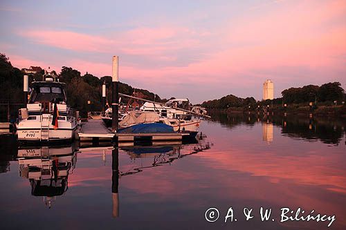 Przystań w Lauenburgu.  Lauenburg haven. Phot. A&W Bilińscy