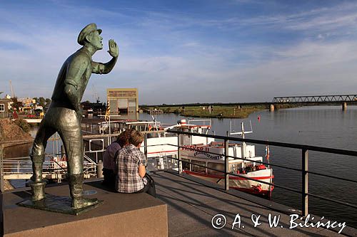 Lauenburg, rzeka Łaba, Elbe, Szlezwik-Holsztyn, Niemcy