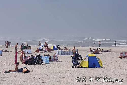 plaża w Łebie