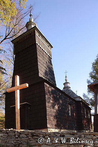 Leluchów zabytkowa cerkiew / Beskid Sądecki /