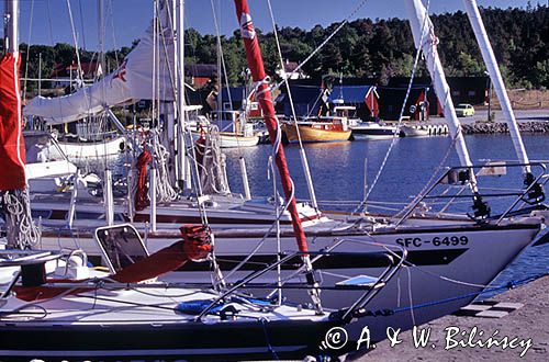 Port w Lickershamn na Gotlandii