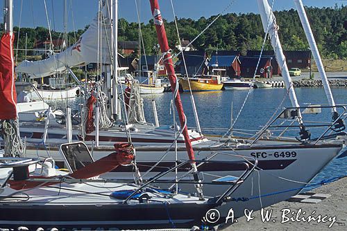 Port w Lickershamn na Gotlandii