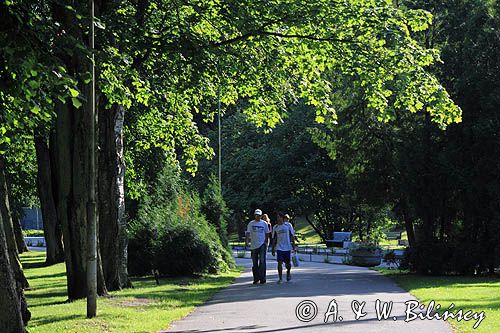 w parku, Liepaja, Łotwa in the park, Liepaja, Latvia