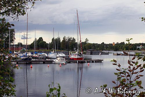 marina w Ljusne, Szwecja, Zatoka Botnicka