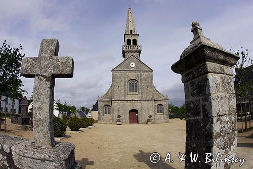 Kościół w Loctudy, Bretania, Francja,