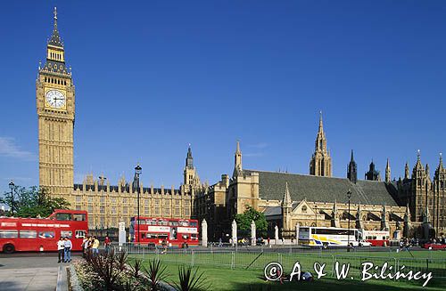 Londyn Big Ben i Parlament