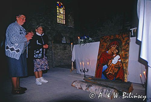 Poświęcenie ikony w cerkwi w Łopience 01.10.2000